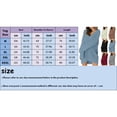 thumbnail image 5 of Robe Chandail à Manches Chauve-Souris Longues pour Femmes, Épaules Dénudées, Tricotée Côtelée avec Ceinture, Mini Robes Moulantes, Chandails pour Femmes Automne 2023 Bleu m, 5 of 5