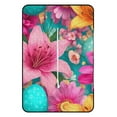 thumbnail image 2 of Vibrant Floral Easter Egg Design Outdoor Picnic Blanket, Foldable Waterproof Beach Mat, Portable Beach Blanket for Beach Camping, Hiking, Family Concerts, 2 of 8
