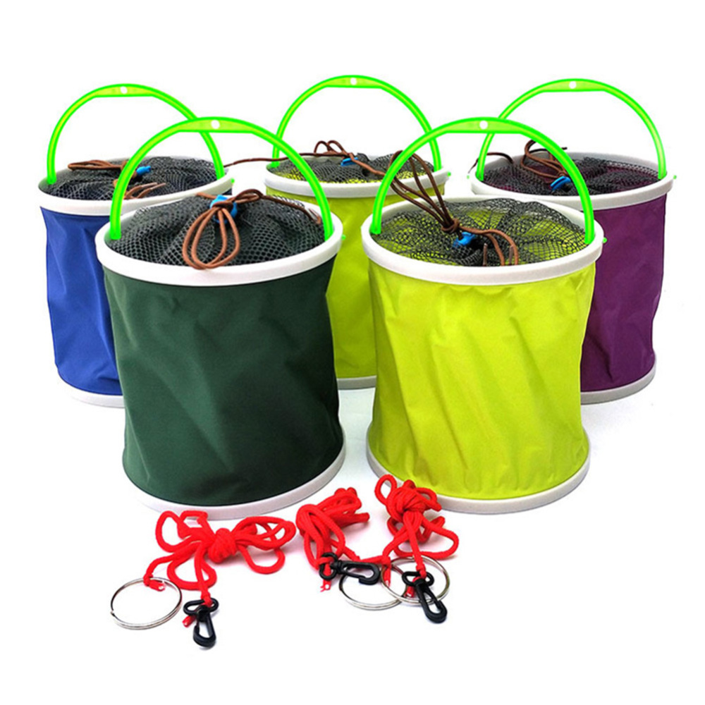 Folding Fishing Bucket Fish Tank Play Water Bucket Multifunctional