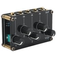 thumbnail image 4 of Audio Mixer, Acrylic Metal Mini Sound Board Console Portable 4 Input 1 Output  For Home Use, 4 of 8