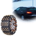 thumbnail image 1 of Winter Car Traction Chains for Enhanced Driving Control on Snowy and Roads, 1 of 3