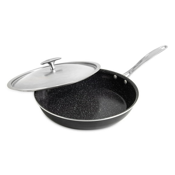 Nordic Ware Basalt 2 Piece 12 Inch Sauté Skillet with Lid