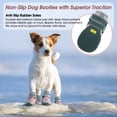 thumbnail image 5 of ROZKITCH Dog Shoes for Medium Dogs,Anti-Slip Dog Boots & Paw Protectors for Hardwood Floors,Reflective Dog Booties for Hot Pavement Winter Snow Hiking,Pink,4PCS,Size 7, 5 of 9