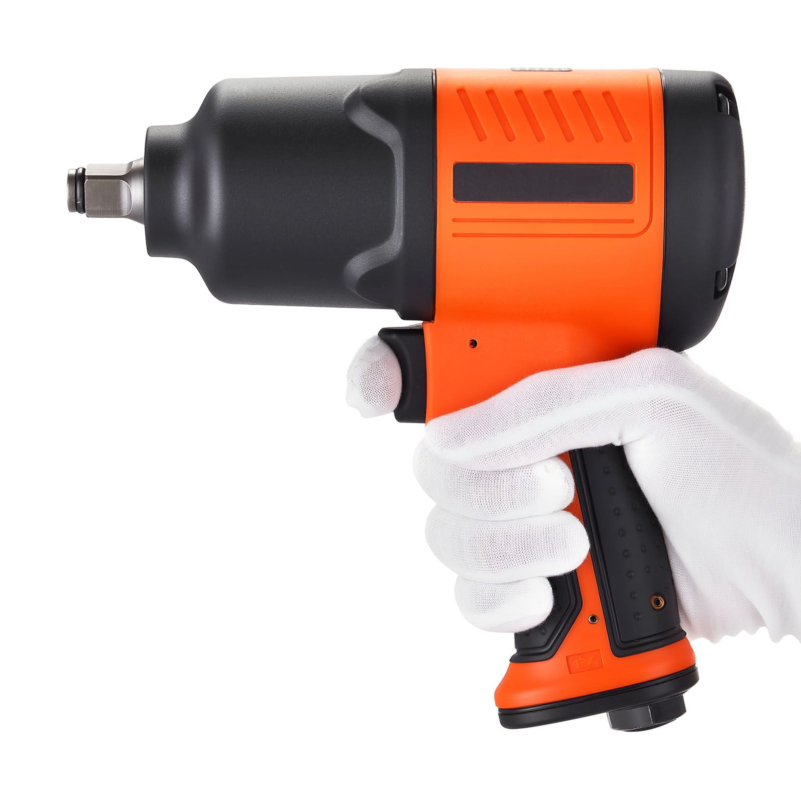 1/2" Drive Air Impact Wrench, 1100 ft-lbs Reverse Torque, 7500 RPM, 4-Speed Adjustment, Lightweight Aluminum Alloy, for Auto Repair & Maintenance