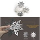 thumbnail image 5 of Decoración colgante de copo de nieve 3D con cuerda 12 cm / 17 cm / 22 cm (2 piezas para cada tamaño) CACAGOO Decoración de copo de nieve, 5 of 7