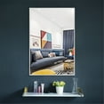 thumbnail image 3 of NeuType Wall Mounted Mirror Rectangle Silver 36"x24", 3 of 7