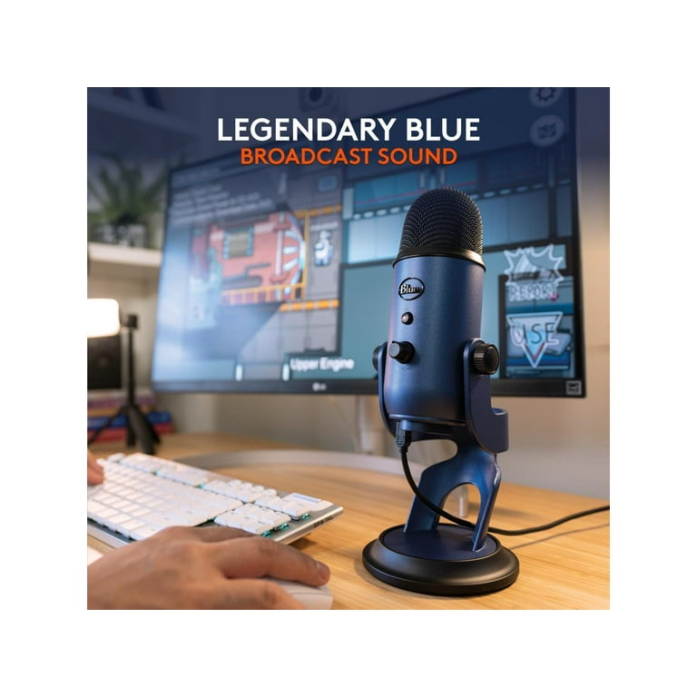Blue Yeti USB Microphone - Midnight Blue, for PC, Mac