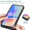 thumbnail image 5 of for Samsung Galaxy A15 Case, Military Grade Shockproof Clear Cover with Built-in Screen Protector, 360 Full Body Protection Double-Sided Bumper Cover, 5 of 5