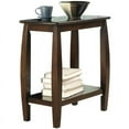 thumbnail image 1 of Pemberly Row Table de Bout en Bois de Transition avec Étagère Inférieure en Cappuccino, 1 of 2
