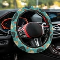 thumbnail image 4 of Yuyamidu Chicken Steering Wheel Cover Fit Cars Sedans 14.5-15 Inch Steering Wheel Decorative Accessories Winter Auto Steering Wheel Protector Cover, Blue, 4 of 7