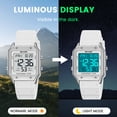 thumbnail image 6 of SKMEI Watches for Women Outdoor Sport Digital Watch Waterproof Chronograph Womens Wristwatch with Alarm/Back Light/Dual Time, 6 of 10