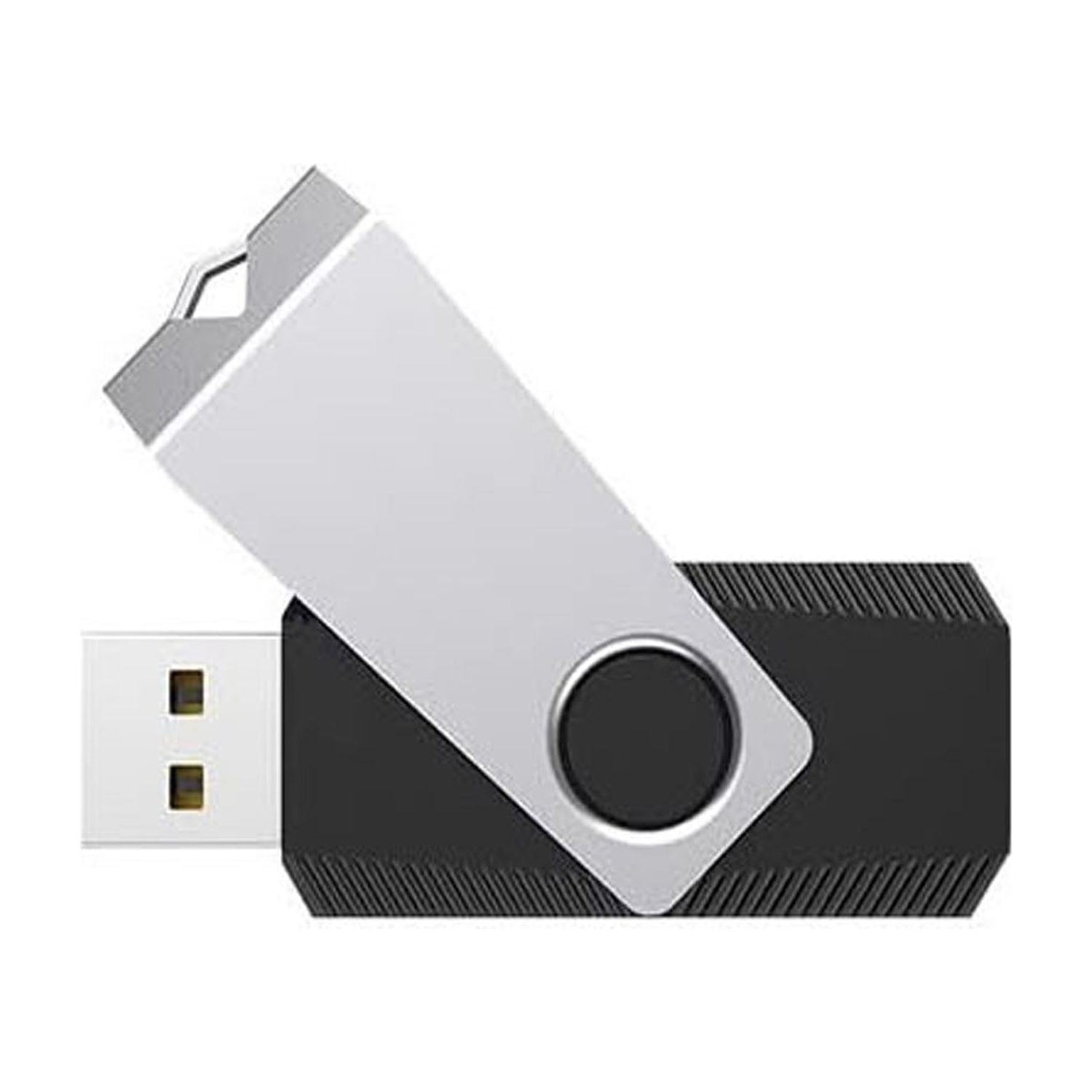 USB Flash Drive 50PCS 1GB USB 2.0 Flash Drive Memory Stick USB Drive Thumb Drives Bulk Pack Swivel Memory Stick Thumb Drives Pen Drive (1G, 50 Pack, Black)