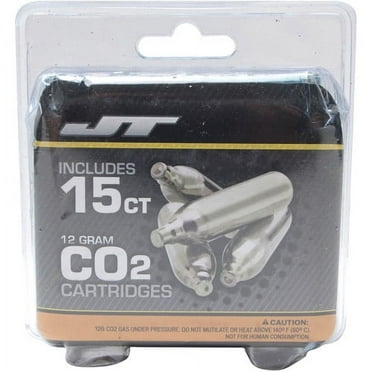 JT 12gram CO2 Cartridges - 15ct