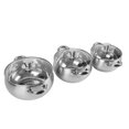 thumbnail image 1 of Cooking Pot Set, Thick Bottom 3PCS Stainless Steel Cooking Pot Multifunctional  for Kitchen, 1 of 7