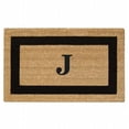 thumbnail image 1 of Nedia Home 33020J 36 x 20 in. SuperScraper Black Single Picture Frame Mat  Monogrammed J, 1 of 1