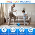 thumbnail image 2 of Indoor Soccer Balls Size 4 - Soft Safe for Protect Inside House Furniture - Size 4 Soccer Balls for Girls Kids Youth Boys Fun Soccer Gifts Birthday Christmas, 2 of 8