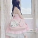 thumbnail image 4 of Sanrio-Bolso de mano de Hello Kitty para mujer, bandolera de cuero Pu de gran capacidad, estilo gótico, a la moda, Y2K, 4 of 5