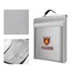 thumbnail image 4 of Bolsa de documentos a prueba de fuego 15 * 11 * 2.56 pulgadas Funda de silicona resistente al agua, Meterk Bolsa ignífuga, 4 of 6
