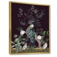 thumbnail image 3 of Designart 'Chinoiserie With Peonies and Birds V' Traditional Framed Canvas Wall Art Print, 3 of 5
