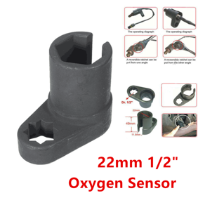 Set O2 Tool Remover Installer Car Autos Oxygen Sensor 6 Point Socket Wrench