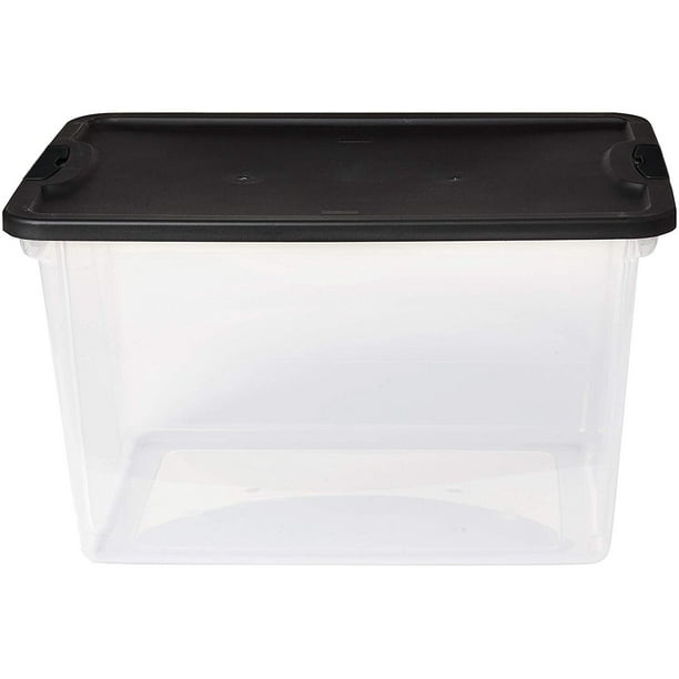 Alibaba.com offers 957 walmart plastic storage containers products. mainstays 64 quart latching clear storage container with black lid set of 2