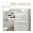 Axio 1 Set of Acrylic Bathroom Wall Shelf Clear Acrylic Shelf Bathroom