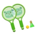 thumbnail image 4 of Raqueta de bádminton para niños, raqueta de bádminton ligera, juego de juguetes para niños de 3 a 7 años, niñas, interior y exterior, oso verde, 4 of 12