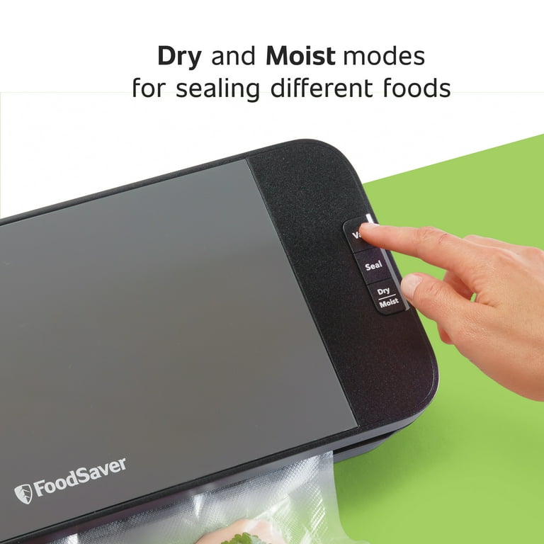 FoodSaver VS2110 Vacuum Sealing System, Food Vacuum Sealer. Black/Dark Gray  