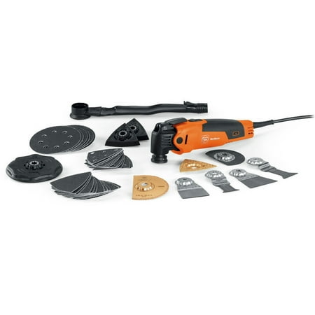 Fein 69908195468 MultiMaster Top Oscillating Multi-Tool and Best of Renovation Accessory Set Holiday