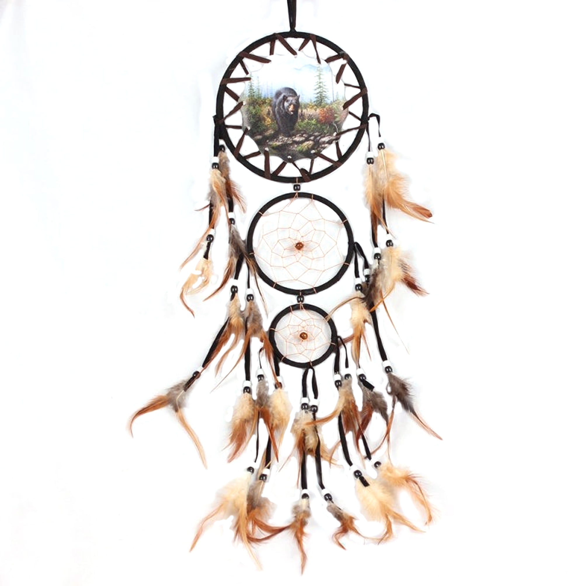 Dream Catcher with Feathers 10" Wall or Car Decoration 3 Colors to Choose From Dream Catcher with Feathers 10" Wall or Car Decoration 3 Colors to Choose From
