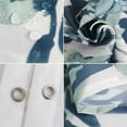 thumbnail image 6 of VOTRUDI Polyester Shower Curtain with 12 Metal Grommets, Blue Botanical Waterproof Design, 71x71in, 6 of 8