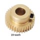 thumbnail image 2 of sweethay Motor de juguete, engranaje de Motor, reemplazo portátil reutilizable DIY 0,5 M, actualización modificada, reparación de juguetes, Videojuegos y accesorios 19 dientes, 2 of 6