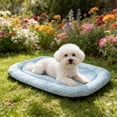 thumbnail image 6 of Pet Cooling Mat for Small Cats Dogs Up to 5 lb - Self-Cooling Pet Bed Pad Non Stick to Fur - Summer Cool Down Mat for Indoor Outdoor Travel Kennel Crate Car Seat - Washable No Electricity Needed, 6 of 6