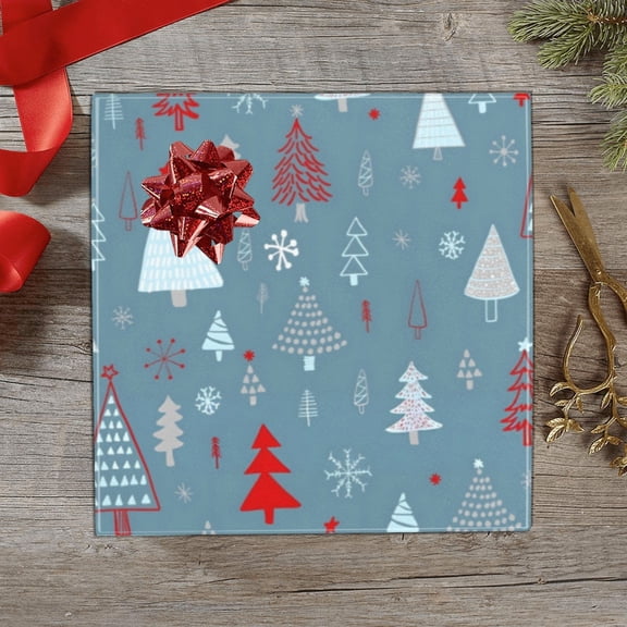 Christmas Wrapping Paper | Premium Holiday Gift Wrap | Slate Forest 58" x 23" (1–5 Rolls) - 1 Roll