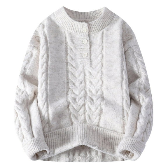 Christmas Sweaters for Women Knit Sweater Coat Casual Pullover Long Sleeve Winter Top For Stylish Daily Wear Ugly Christmas Sweaters