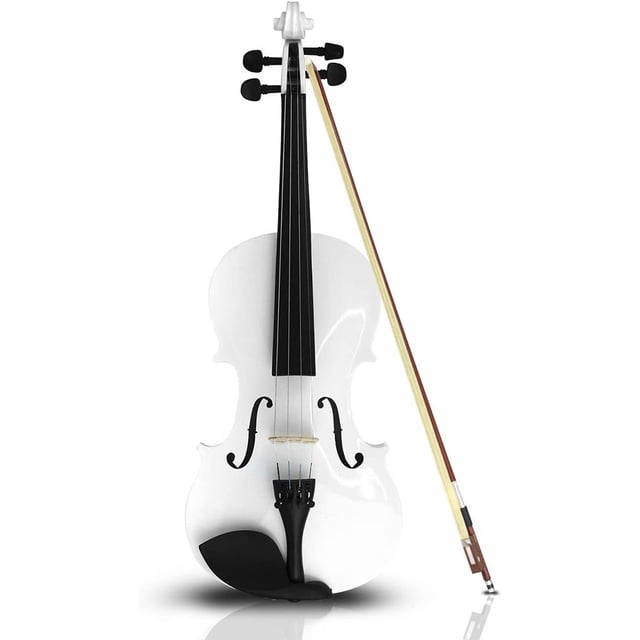 Violin 4/4 Acustico Profesional Madera Estuche Y Accesorios - Blanco Zonar VM-4/4