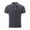 A0262-Dark Gray, variant on QUINDOS Collared Shirts for Men Athletic Short Sleeve Polo Shirts Mesh Holes Solid Breathable Tight Sweat-absorbing T-shirts