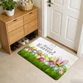 thumbnail image 5 of SLYNSHome Happy Easter Door Mat Decorative Bunny Welcome Doormat for Indoor Outdoor,Spring Floor Mat Non-Slip for Porch Entrance, 5 of 7