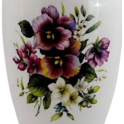 Aluminum Keepsake Urn For Ashes- Cremation Urn for Human Ashes Adult-Memorial Urn- Bag Included (Floral 1, 6.5 x 6.5 x 10.5 - 200lbs or 91kg)