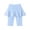 #01-Blue, variant on YAYUBA Knee-Length Leggings with Skirt for Girls 3-11 Years - Stretchy Athletic Leggings - Summer Pant Skirt Leggings, RD2, 3-4 Years