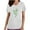 AA-White, variant on lcziwo Womens St Patricks Day Scrub Tops 2025 Fashion Heart Print Irish Shirts Summer Casual V Neck Short Sleeve Scrubs with Pockets Black L Prime Today