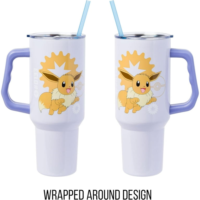 Silver Buffalo Pokémon Double Walled Stainless Steel Tumbler with