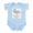 Sky Blue, variant on CafePress - I Was Baptized Today! (Boy) Infant Bodysuit - Baby Light Bodysuit, Size Newborn - 24 Months