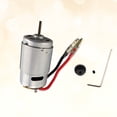 thumbnail image 2 of WHAMVOX Small Electric Motor for Electric Motorcycle Silver Metal Brushed Motor 1Pack, 2 of 8