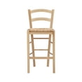 thumbnail image 5 of Linon Marica 24.5" Counter Stools, Natural Finish with Handwoven Rush Seat, Set of 2, 5 of 16