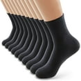 thumbnail image 1 of JEW Women's 6 Pairs Cotton Colorful Patterned Fun Dress Crew Socks, 1 of 7