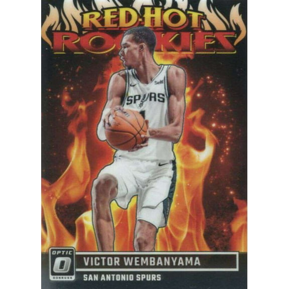 NBA 2023-24 Panini Donruss Optic Red Hot Rookies Victor Wembanyama #2 (Rookie)