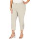 thumbnail image 1 of Pantalones cortos casuales con dobladillo fruncido INC para mujer, beige, 16WP, 1 of 1