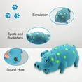 thumbnail image 5 of Chok Dog Squeaky Toy, Latex Dog Chew Toys - Sound Squeaker Grunting Pig Dog Toy Durable Self Play 8" Dog Squeeze Toy for Dental Biting Chasing to Kill Boring Time (Blue), 5 of 5