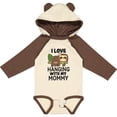 thumbnail image 3 of Inktastic I Love Hanging out with My Mommy with Sloth Boys or Girls Long Sleeve Baby Bodysuit, 3 of 5